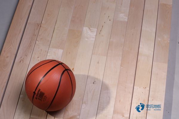 品牌厂家橡胶木篮球运动木地板